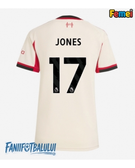 Liverpool Curtis Jones #17 Tricou Fotbal Replică 2025-26 Femei Deplasare